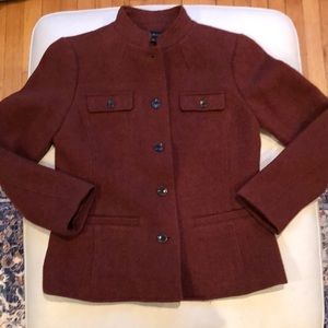 Talbots pumpkin (red/brown) blazer